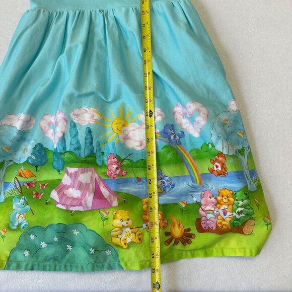 ModCloth x Care Bears Next Level Fit & Flare Dress Size XS Blue Camping Graphic - Picture 15 of 16